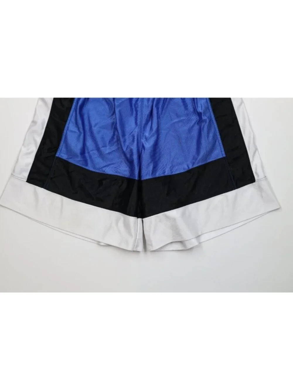 Vintage 90s Mens Size Large Color Block Dazzle Gym Basketball Shorts USA Nylon